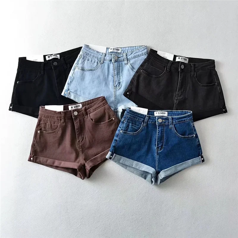 Women High Waist Stretch Denim Shorts 2022 Summer Heart-Shaped Pocket Decoration Shorts Skinny Elastic Hips Slim Jeans Female
Women High Waist Stretch Denim Shorts 2022 Summer Heart-Shaped Pocket Decoration Shorts Skinny Elastic Hips Slim Jeans Female
