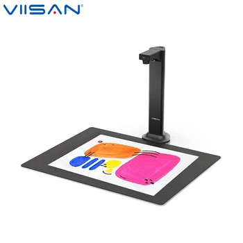 VIISAN DL8 A3 13MP 문서 스캔 북 카메라, USB, 비대칭 조명 기술, OCR 자동 플랫 데스큐 데스크탑 및 노트북