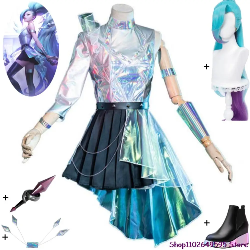 Game LOL KDA All Out Seraphine The Starry Eyed Songstress Cosplay Costume Wig Wing Microphone Shoes Anime Props Hallowen Suit
Game LOL KDA All Out Seraphine The Starry Eyed Songstress Cosplay Costume Wig Wing Microphone Shoes Anime Props Hallowen Suit