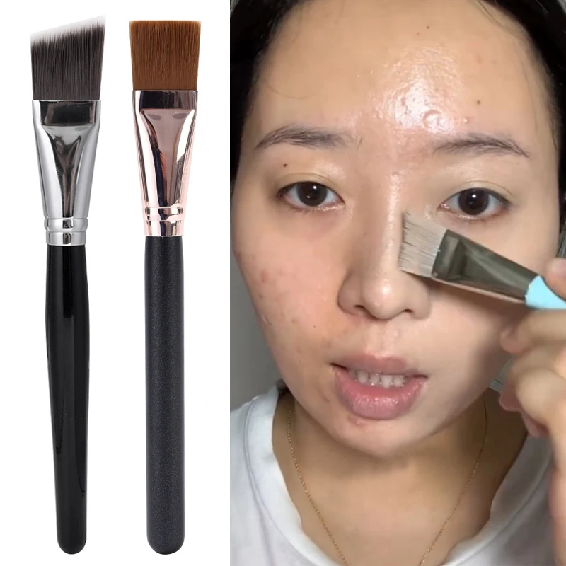 Flat Makeup Brushes Powder Foundation Concealer BB Cream Brusher Concealer Foundation Blushes Liquid Face Makeup Brushes Tools
Flat Makeup Brushes Powder Foundation Concealer BB Cream Brusher Concealer Foundation Blushes Liquid Face Makeup Brushes Tools