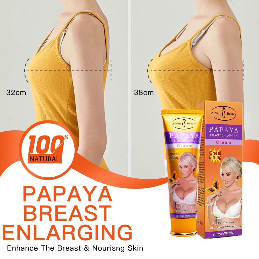 Papaya Breast Enlargement Cream 100ml Chest Enhancement Elasticity Promote Female Hormone Breast Lift Firming Up Natural Cream
Papaya Breast Enlargement Cream 100ml Chest Enhancement Elasticity Promote Female Hormone Breast Lift Firming Up Natural Cream
