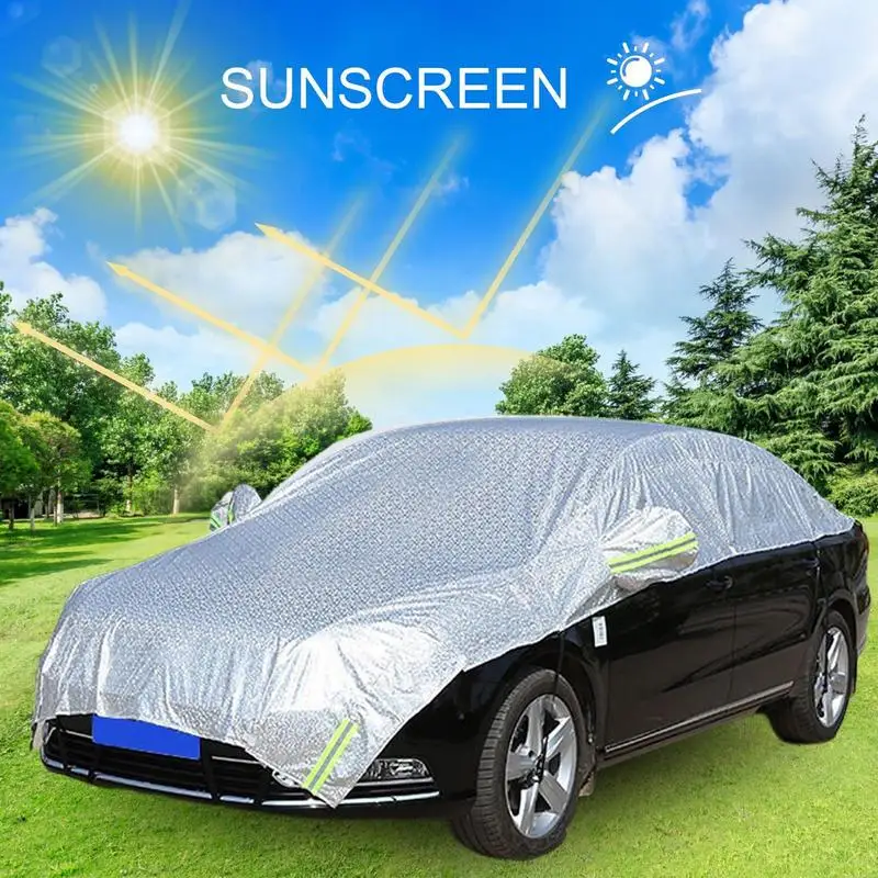 Car Sun Shade Car Sunscreen Aluminum Foil Cover For Auto Body Silver-Coated Vehicle Protection Tool For SUVs Sedans And Hatch
Car Sun Shade Car Sunscreen Aluminum Foil Cover For Auto Body Silver-Coated Vehicle Protection Tool For SUVs Sedans And Hatch