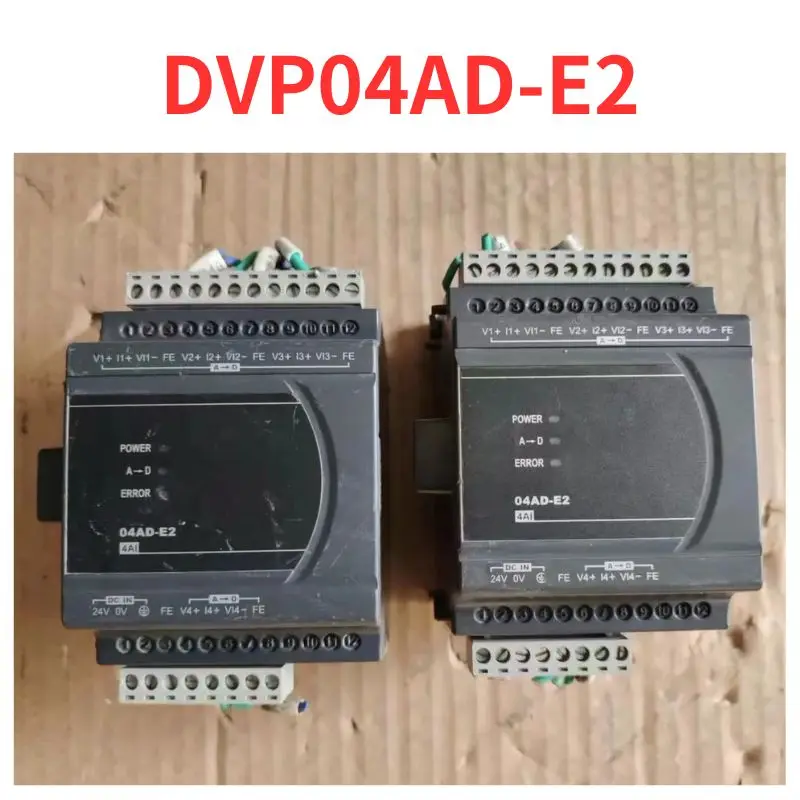 

Second-hand DVP04AD-E2 PLC test OK Fast Shipping