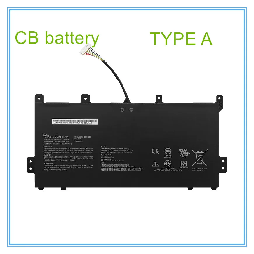 Оригинальное качество C21N1808 Аккумулятор для C523NA C523NA-DH02 0B200-03060000 0B200-03130000M
Оригинальное качество C21N1808 Аккумулятор для C523NA C523NA-DH02 0B200-03060000 0B200-03130000M