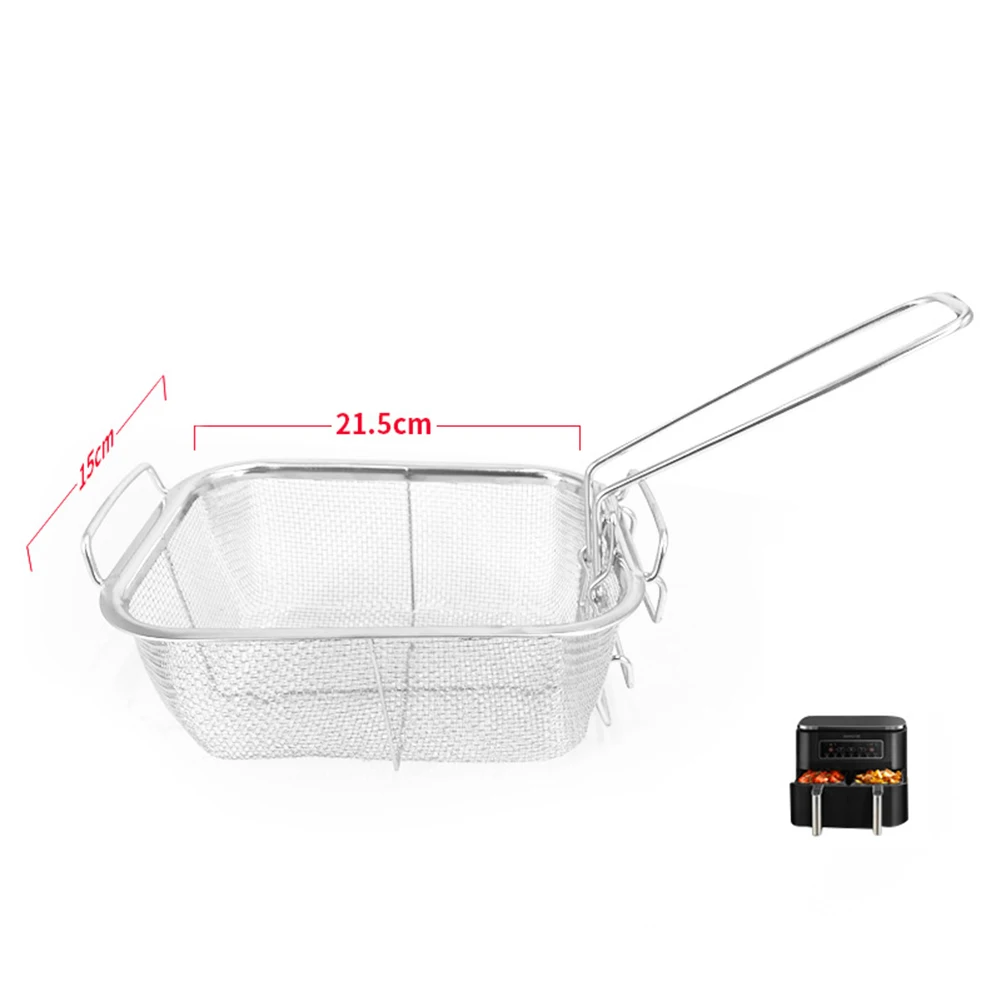 For Fry Chicken 21.5 × 15cm Air Fryer Accessories Baking Trays Accessories Detachable Fry Basket Kitchen Supplies
For Fry Chicken 21.5 × 15cm Air Fryer Accessories Baking Trays Accessories Detachable Fry Basket Kitchen Supplies