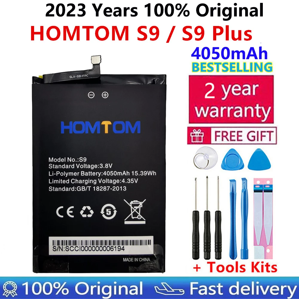 100% New Original homtom S9 Plus Battery 4050 mAh for HOMTOM S9 S9 Plus Smart Phone Batteries Bateria+Free Tools
100% New Original homtom S9 Plus Battery 4050 mAh for HOMTOM S9 S9 Plus Smart Phone Batteries Bateria+Free Tools