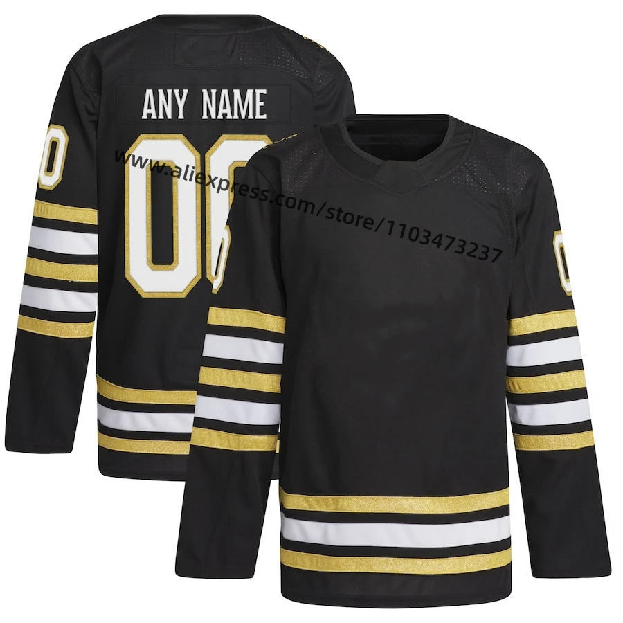 

Wholesale Stitched Boston City Ice Hockey Jersey Name No. #63 Brad Marchand #88 David Pastrnak High Quality