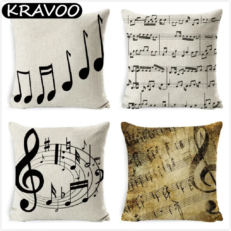 Music Series Cushion Cover Note Printed High Qulity Cotton Linen Decorative Pillow Case Car Seat 45*45cm Pillowcase
Music Series Cushion Cover Note Printed High Qulity Cotton Linen Decorative Pillow Case Car Seat 45*45cm Pillowcase
