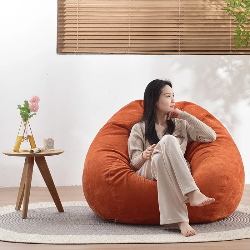 

Lazy Sofa Reclining and Sleeping Tatami Single Bean Bag Balcony Leisure Backrest Chair Dormitory Bedroom Small Sofa