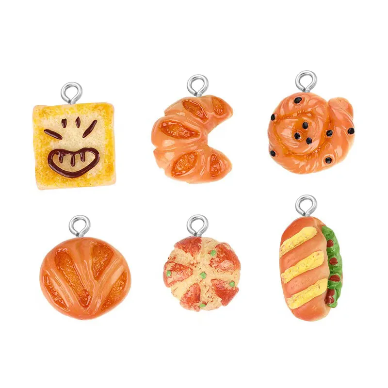 10pcs Cute Resin Simulation Charms Cake Bread Sandwich Pendants for DIY Making Earrings KeyChains Jewelry Accessories
10pcs Cute Resin Simulation Charms Cake Bread Sandwich Pendants for DIY Making Earrings KeyChains Jewelry Accessories