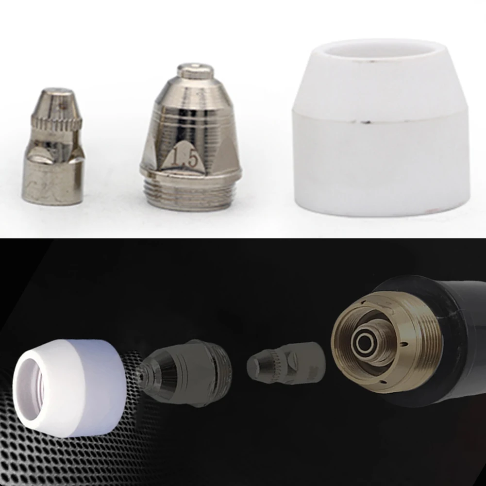 For Plasma Cutting Machine Electrode Nozzle CNC Tip Plasma Torch Welding 3pc CUT-100 CUT-120 CUT-70 Consumable
For Plasma Cutting Machine Electrode Nozzle CNC Tip Plasma Torch Welding 3pc CUT-100 CUT-120 CUT-70 Consumable