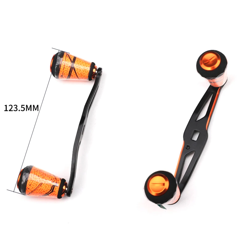 1 * Reel Handle Durable and Slip Resistant Aluminum Alloy Fishing Reel Handle Knob Replacement Left/Right Hand
1 * Reel Handle Durable and Slip Resistant Aluminum Alloy Fishing Reel Handle Knob Replacement Left/Right Hand