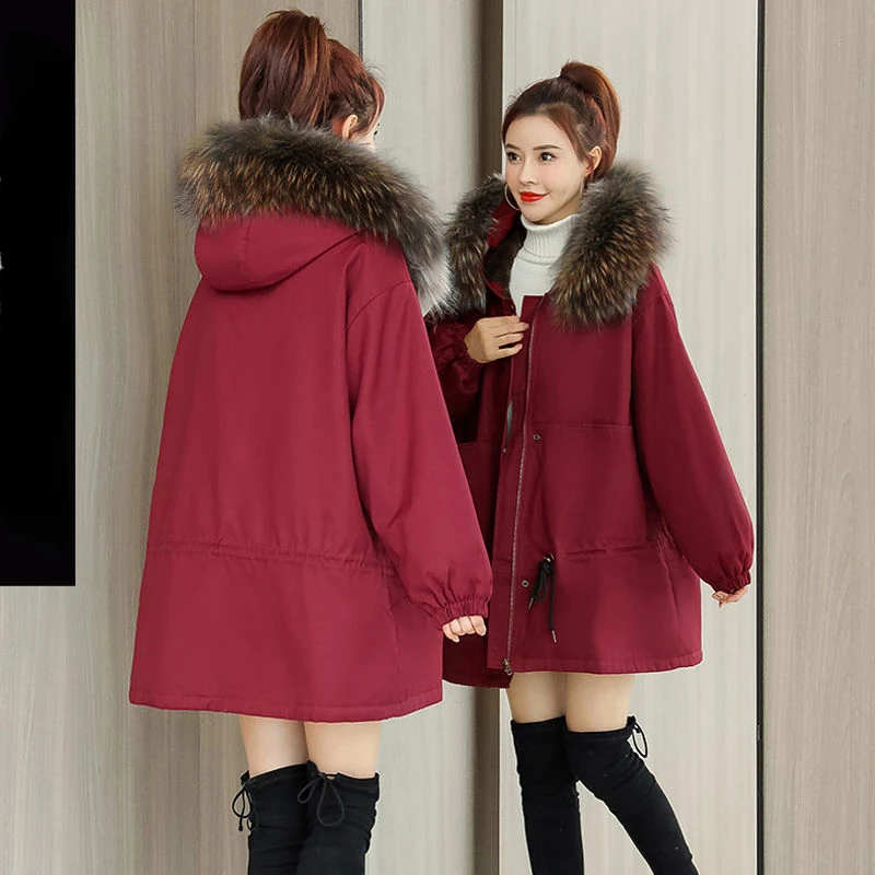 Fashionable Woman Blouse Women's Winter Jacket Hooded Thicken FauxFill Fur Ed Parka Detachable Plus Size L87
Fashionable Woman Blouse Women's Winter Jacket Hooded Thicken FauxFill Fur Ed Parka Detachable Plus Size L87