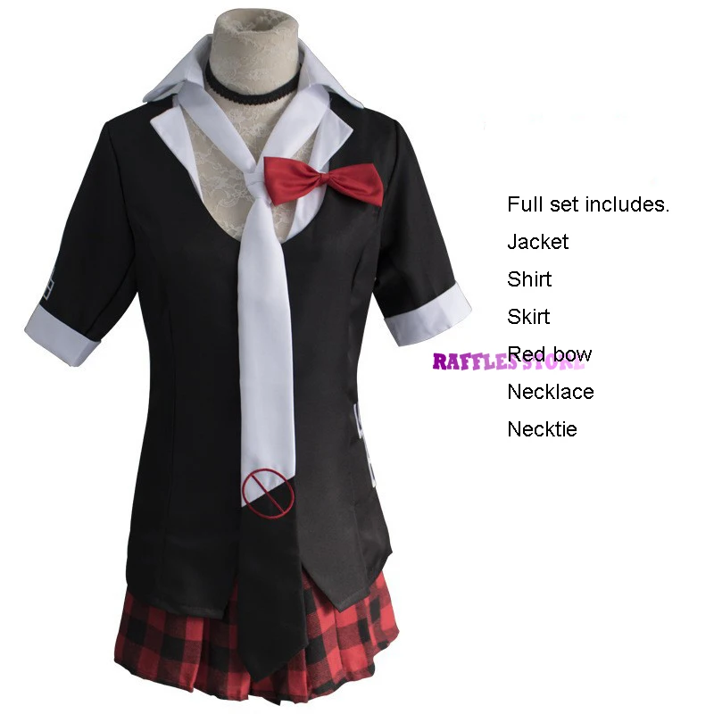 Danganronpa Косплей Аниме игра Dangan Ronpa Дзюнко Эносима Косплей Костюм парик крутая девушка школьная форма костюмы Monokuma
Danganronpa Косплей Аниме игра Dangan Ronpa Дзюнко Эносима Косплей Костюм парик крутая девушка школьная форма костюмы Monokuma