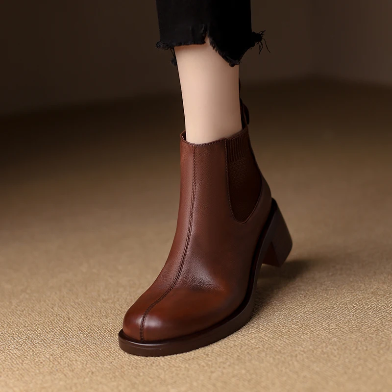 2022 Autumn/Winter Women Boots High Heel Boots Square Toe Women Shoes Concise Short Boots for Women Modern Boots Ankle Boots
2022 Autumn/Winter Women Boots High Heel Boots Square Toe Women Shoes Concise Short Boots for Women Modern Boots Ankle Boots