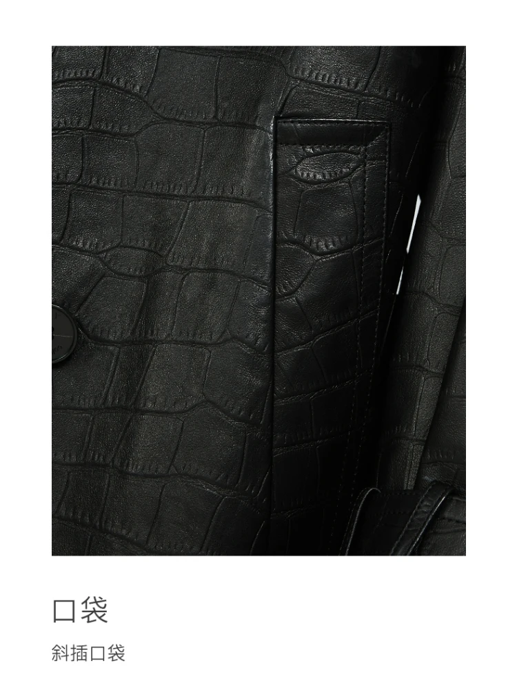 Spring Autumn Long Black Crocodile Print Pu Leather Trench Coat Men Belt Double Breaste Runway European Fashion 14 Mallzona Sd09915efc4134be3ba553bd96e5b0b3cM Spring Autumn Long Black Crocodile Print Pu Leather Trench Coat Men Belt Double Breaste Runway European Fashion Mallzona