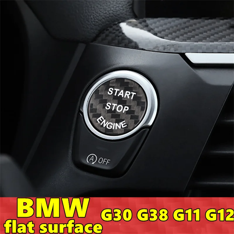 For BMW G30 G38 G11 G12 Car Engine Start Stop Button Cover Real Carbon Fiber Sticker
For BMW G30 G38 G11 G12 Car Engine Start Stop Button Cover Real Carbon Fiber Sticker