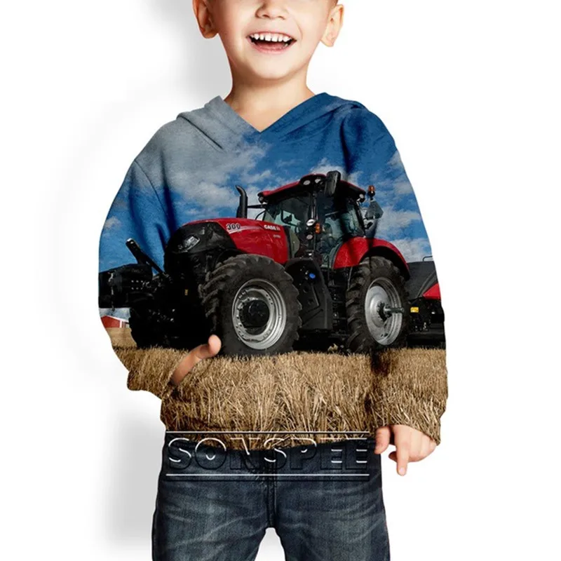 3 To 14 Years Kids Hoodies Tractor Pattern 3D Print Hoodie Sweatshirt Boys Girls Fashion Cartoon Jacket Coat Children Clothes
3 To 14 Years Kids Hoodies Tractor Pattern 3D Print Hoodie Sweatshirt Boys Girls Fashion Cartoon Jacket Coat Children Clothes