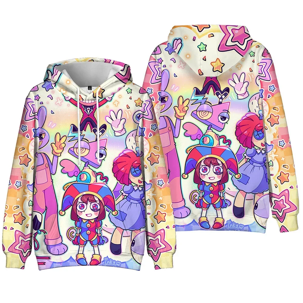 The Amazing Digital Circus Magical Digital Circus Fashion Hooded Hooded Sweatshirt Casual Cool Jacket Cute Anime Top
The Amazing Digital Circus Magical Digital Circus Fashion Hooded Hooded Sweatshirt Casual Cool Jacket Cute Anime Top