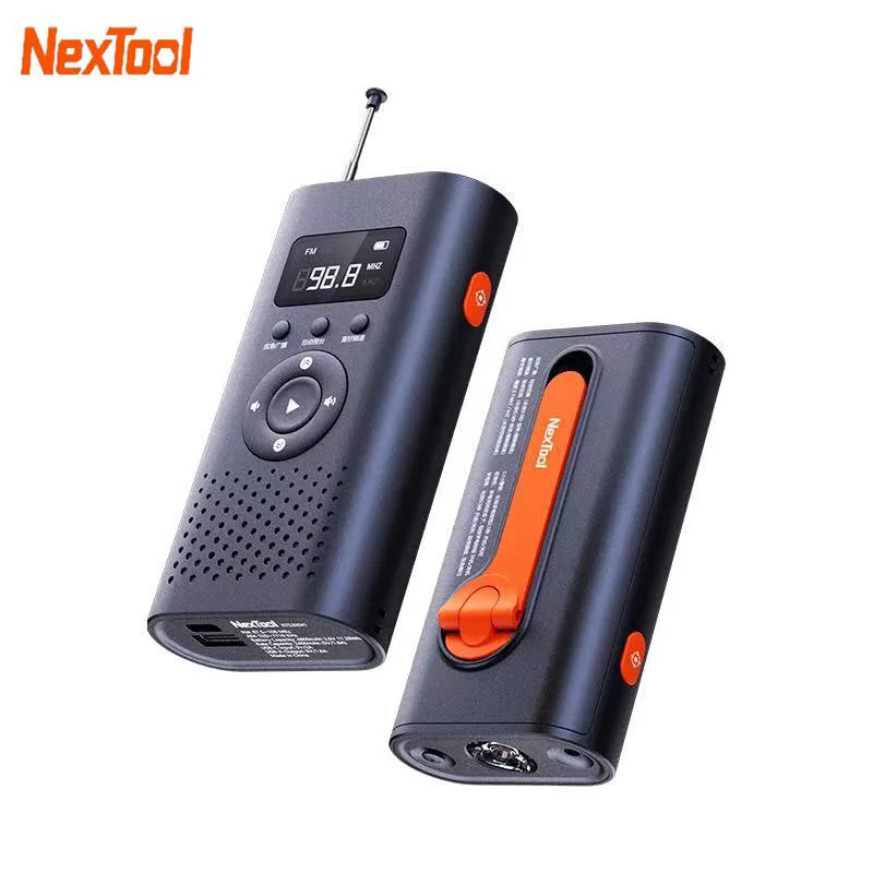 Nextool 6-in-1 AM FM Radio Flashlight Manual Power Generation Emergency Alert Laser Light 4500mAh Power Bank for Outdoor
Nextool 6-in-1 AM FM Radio Flashlight Manual Power Generation Emergency Alert Laser Light 4500mAh Power Bank for Outdoor