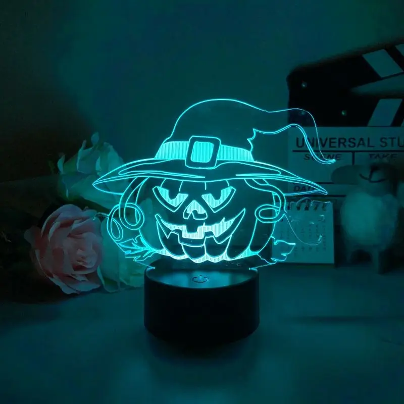 Pumpkin Image 3D Night Light Halloween Hot Selling for Bedroom Decor Cute Birthday Color Gift LED Lamp Manga Kid Lovely Present
Pumpkin Image 3D Night Light Halloween Hot Selling for Bedroom Decor Cute Birthday Color Gift LED Lamp Manga Kid Lovely Present