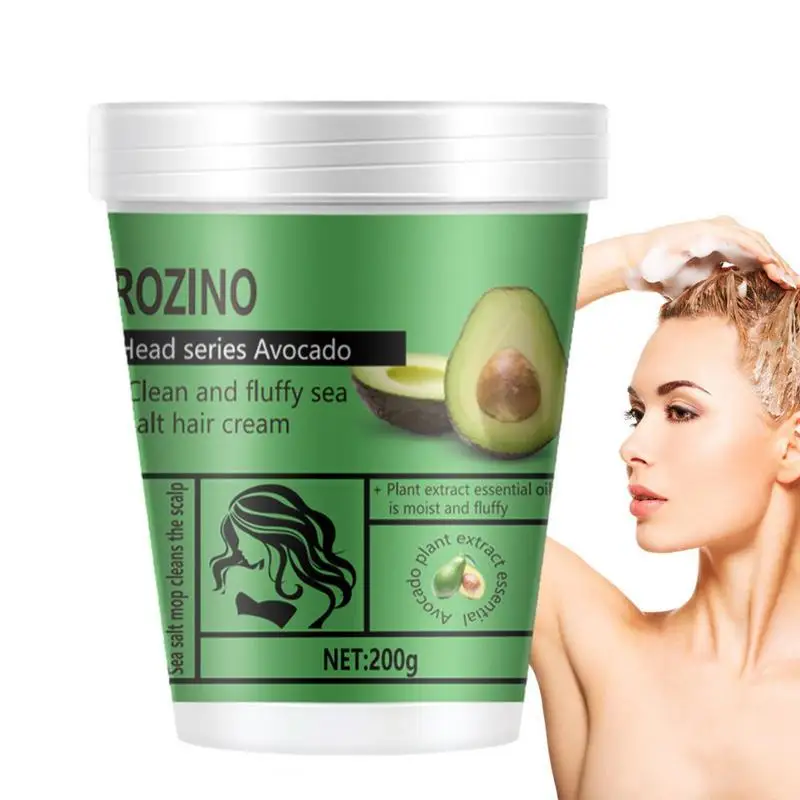 Avocado Dead Sea Salt Deep Cleansing Hair Scalp Scrub Oil Control Strengthening Nurishing Sea Salt Shampoo For Most Hair Types
Avocado Dead Sea Salt Deep Cleansing Hair Scalp Scrub Oil Control Strengthening Nurishing Sea Salt Shampoo For Most Hair Types