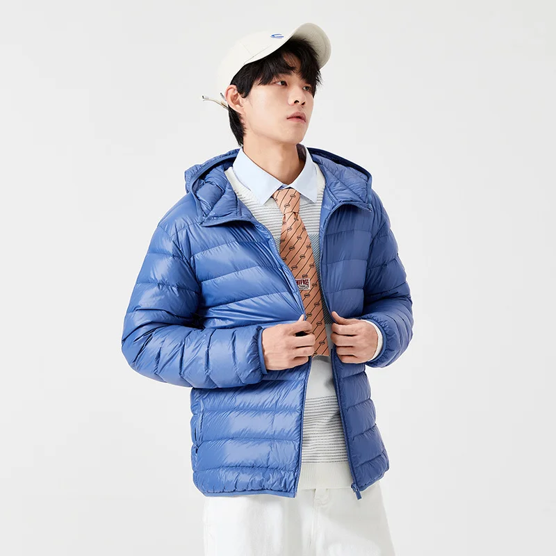 Lightweight Down Jacket Men Winter Waterproof Jacket Winter Man New Hooded Down Jacket Couple Wear 
Lightweight Down Jacket Men Winter Waterproof Jacket Winter Man New Hooded Down Jacket Couple Wear