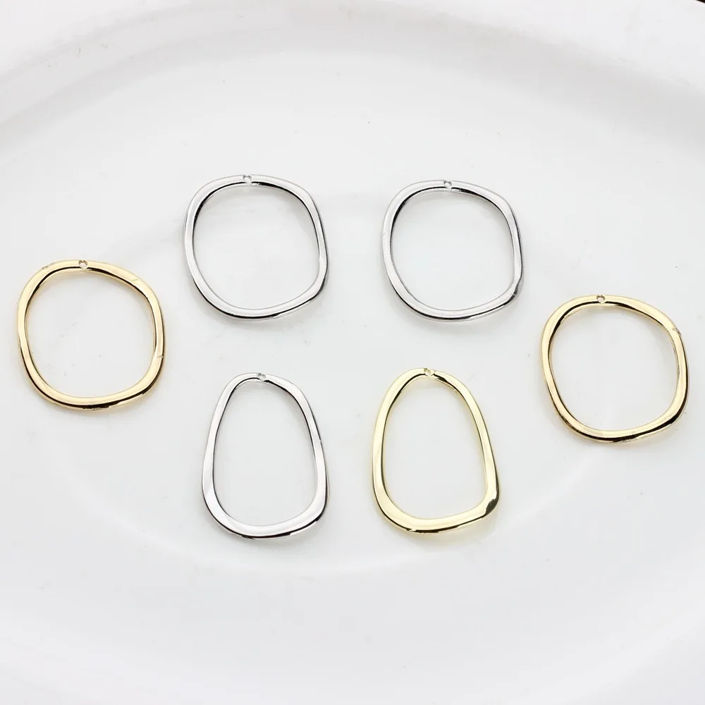 12pcs Handmade Irregular Pendant Charms Hollow Silver Color Earrings Necklace Pendants for Diy Jewelry Making Findings
12pcs Handmade Irregular Pendant Charms Hollow Silver Color Earrings Necklace Pendants for Diy Jewelry Making Findings