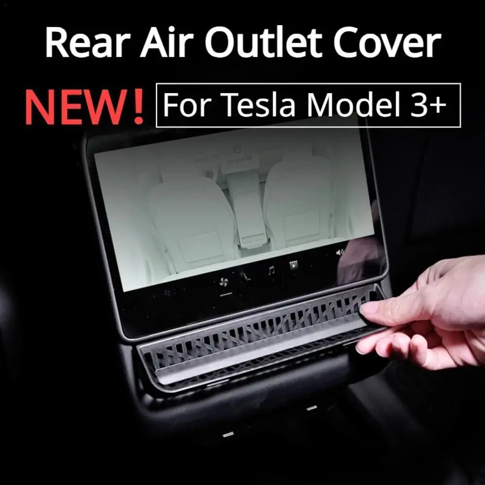 

Rear Air Outlet Cover for Tesla New Model 3+ Rear Air Conditioning Vent Protective Cover Anti Blocking New Model3 Highland 2024