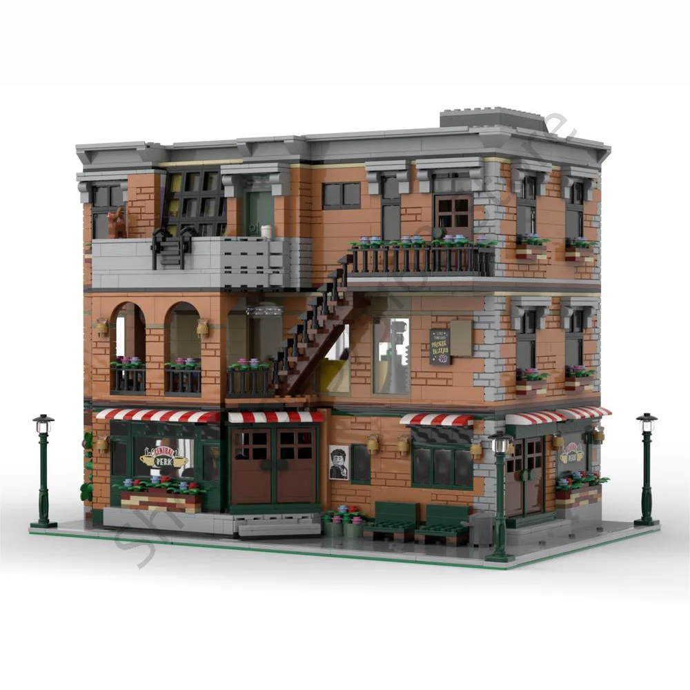 

Central Park Friends Apartment Building Model, MOC-79570, 4651Pcs