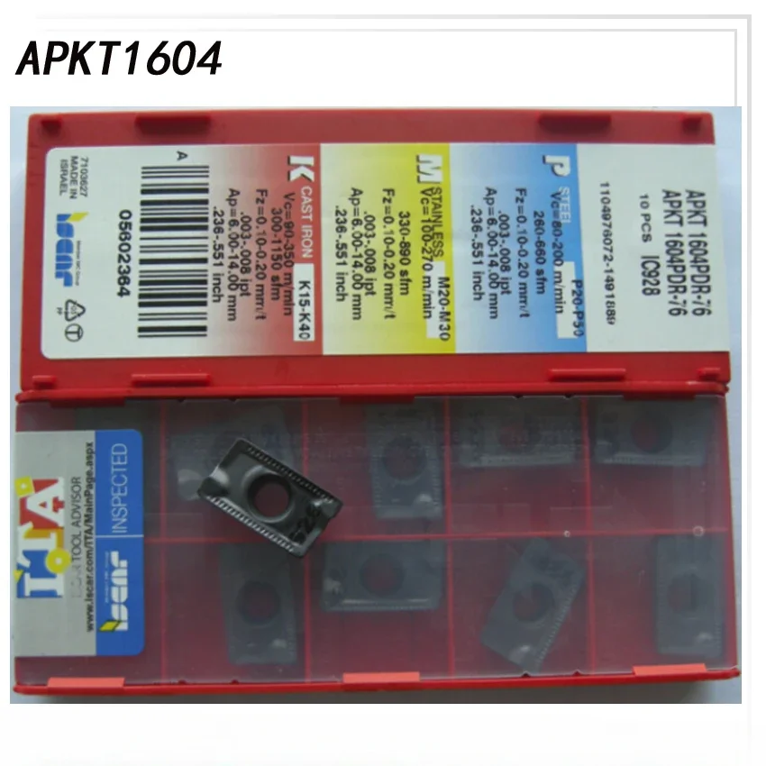 NEW 100PCS APKT1604 PDR 76 IC928 Milling cutters Carbide Insert Lathe Milling Mill CNC tools
NEW 100PCS APKT1604 PDR 76 IC928 Milling cutters Carbide Insert Lathe Milling Mill CNC tools