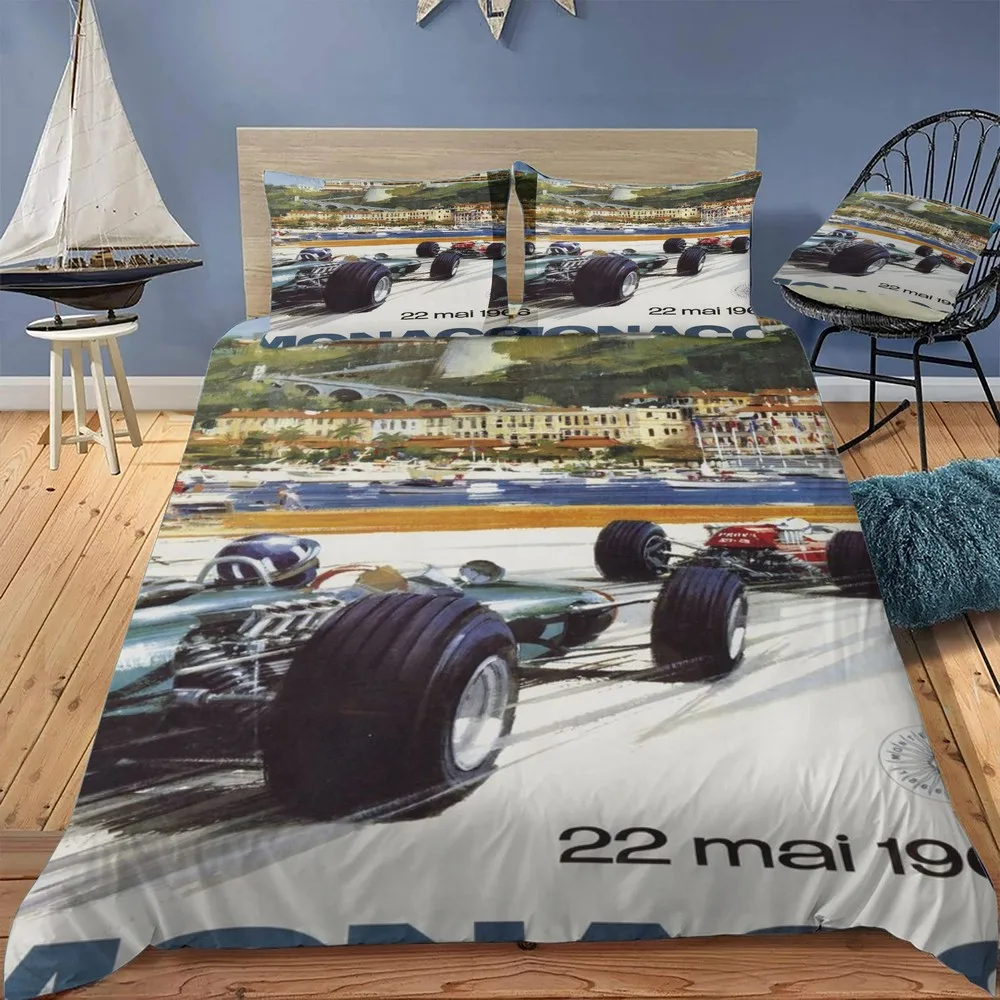 Monaco Grand Prix 1967 Duvet Cover Twin Bedding Set Luxury Quilt Cover With Zipper Closure Queen Size Comforter Sets
Monaco Grand Prix 1967 Duvet Cover Twin Bedding Set Luxury Quilt Cover With Zipper Closure Queen Size Comforter Sets