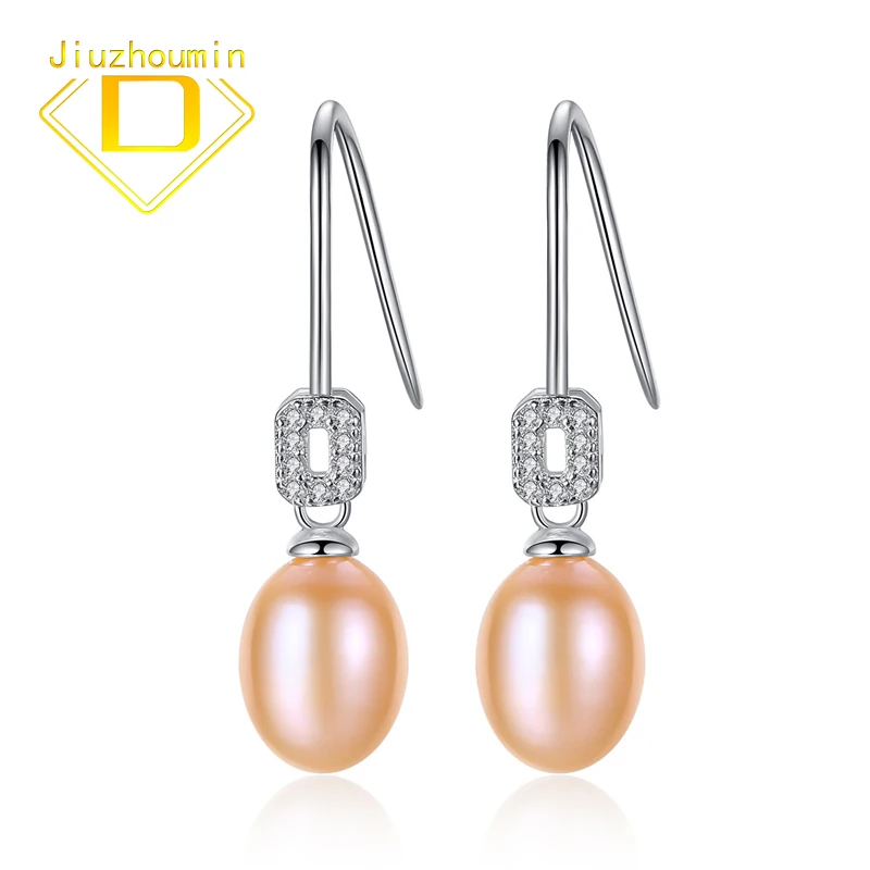 Bead Hook Earrings for Women Soild 925 Sterling Silver Luxury Natural Freshwater Pearl RicePink Pearl Earing Fine Jewelry Trend
Bead Hook Earrings for Women Soild 925 Sterling Silver Luxury Natural Freshwater Pearl RicePink Pearl Earing Fine Jewelry Trend
