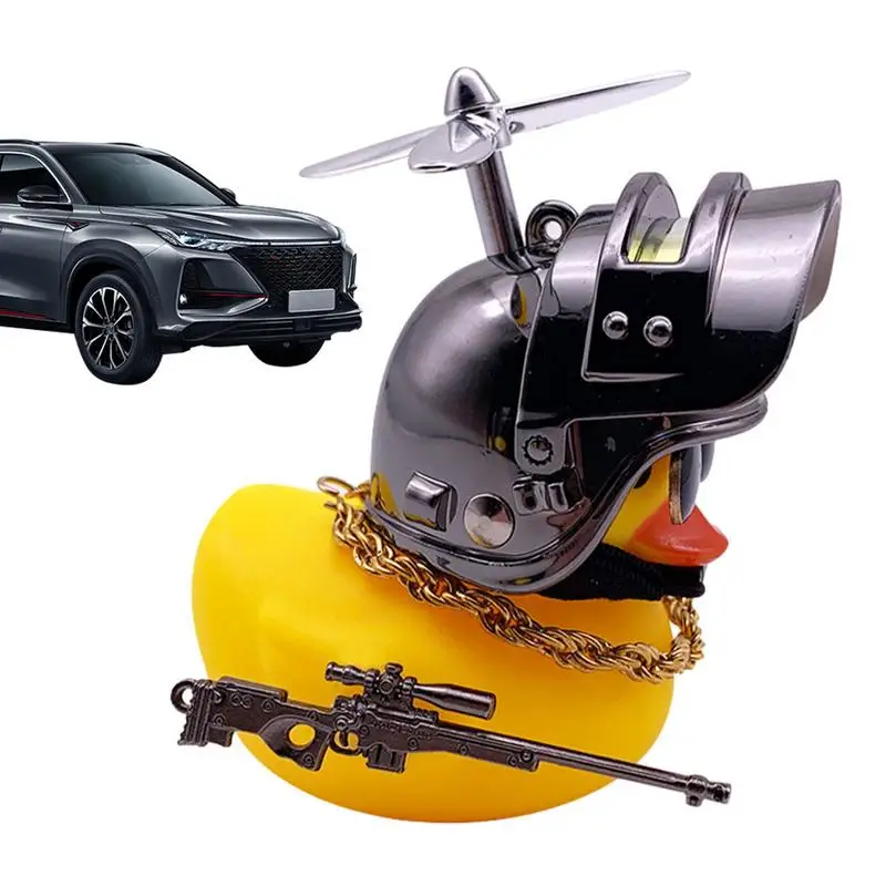 Cute Rubber Car Ornaments With Duck Toy Dashboard Decorations Pendants Gadgets With Propeller Helmet Car Interior Accessories
Cute Rubber Car Ornaments With Duck Toy Dashboard Decorations Pendants Gadgets With Propeller Helmet Car Interior Accessories