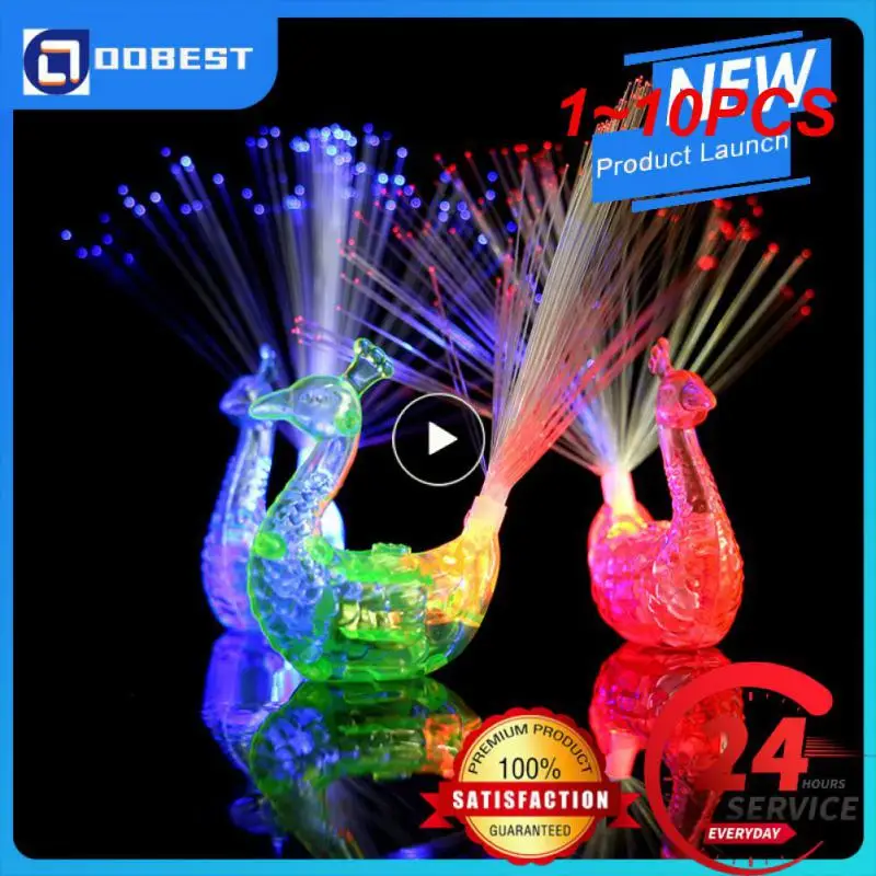 1~10PCS Peacock Finger Light Glow In The Dark Kids Toy Luminous Decoration Light Flash LED Lamp Stars Shine Children
1~10PCS Peacock Finger Light Glow In The Dark Kids Toy Luminous Decoration Light Flash LED Lamp Stars Shine Children