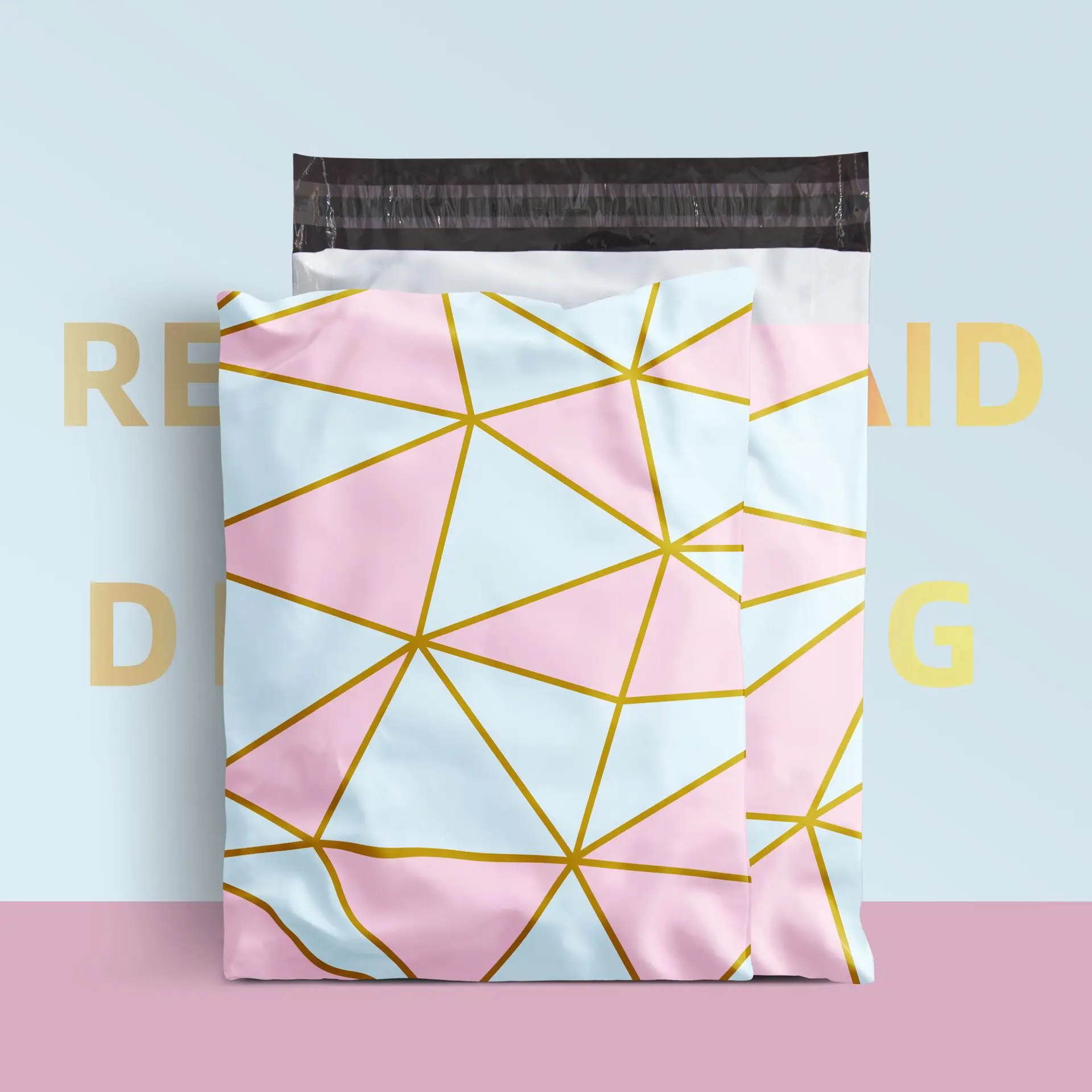 Relcheer Triangle Design Mailing Gifts Boxes Packaging Bags Clothing Logistics Shipping Bag Plastic Waterproof Ecommerce Pouch
Relcheer Triangle Design Mailing Gifts Boxes Packaging Bags Clothing Logistics Shipping Bag Plastic Waterproof Ecommerce Pouch