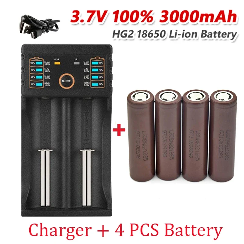 Free Shipping100% Neue Original HG2 18650 3000mAh Batterie 18650 Hg2 3.6 V Entladung 20A Gewidmet Für Hg2 Power Akku + Ladegerät
Free Shipping100% Neue Original HG2 18650 3000mAh Batterie 18650 Hg2 3.6 V Entladung 20A Gewidmet Für Hg2 Power Akku + Ladegerät