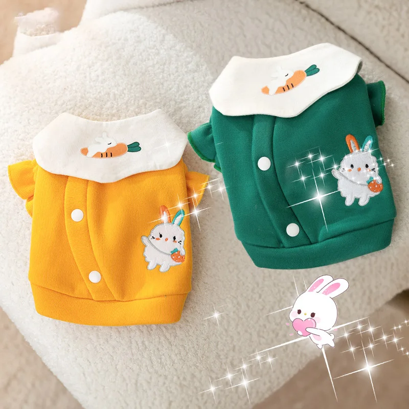 Puppy Carrot Hoodie Rabbit Lapel Winter Teddy Warm Two Leg Clothes Soft Than Bear Pullover Pet Supplies XS-XL
Puppy Carrot Hoodie Rabbit Lapel Winter Teddy Warm Two Leg Clothes Soft Than Bear Pullover Pet Supplies XS-XL