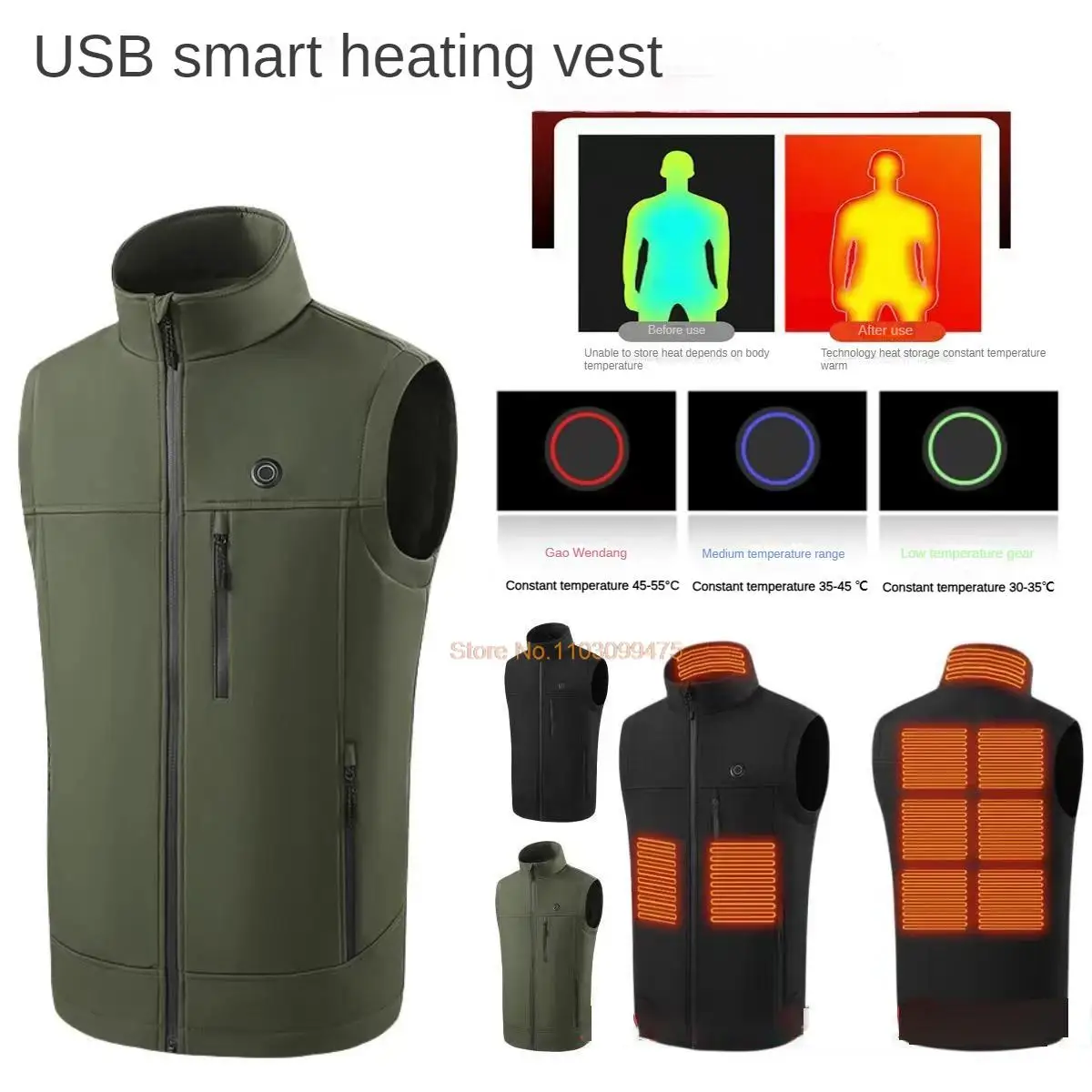 9 Areas Heated Vest Self Heated Jacket Men Women Heating Clothes Lightweight Camping Hiking Down Jackets Keep Warm Accessories
9 Areas Heated Vest Self Heated Jacket Men Women Heating Clothes Lightweight Camping Hiking Down Jackets Keep Warm Accessories