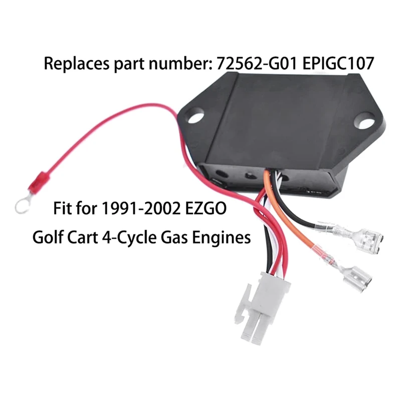 Замена модуля зажигания CDI для 4-тактных газовых двигателей EZGO Golf Cart 1991-2002 72562-G01 EPIGC107
Замена модуля зажигания CDI для 4-тактных газовых двигателей EZGO Golf Cart 1991-2002 72562-G01 EPIGC107