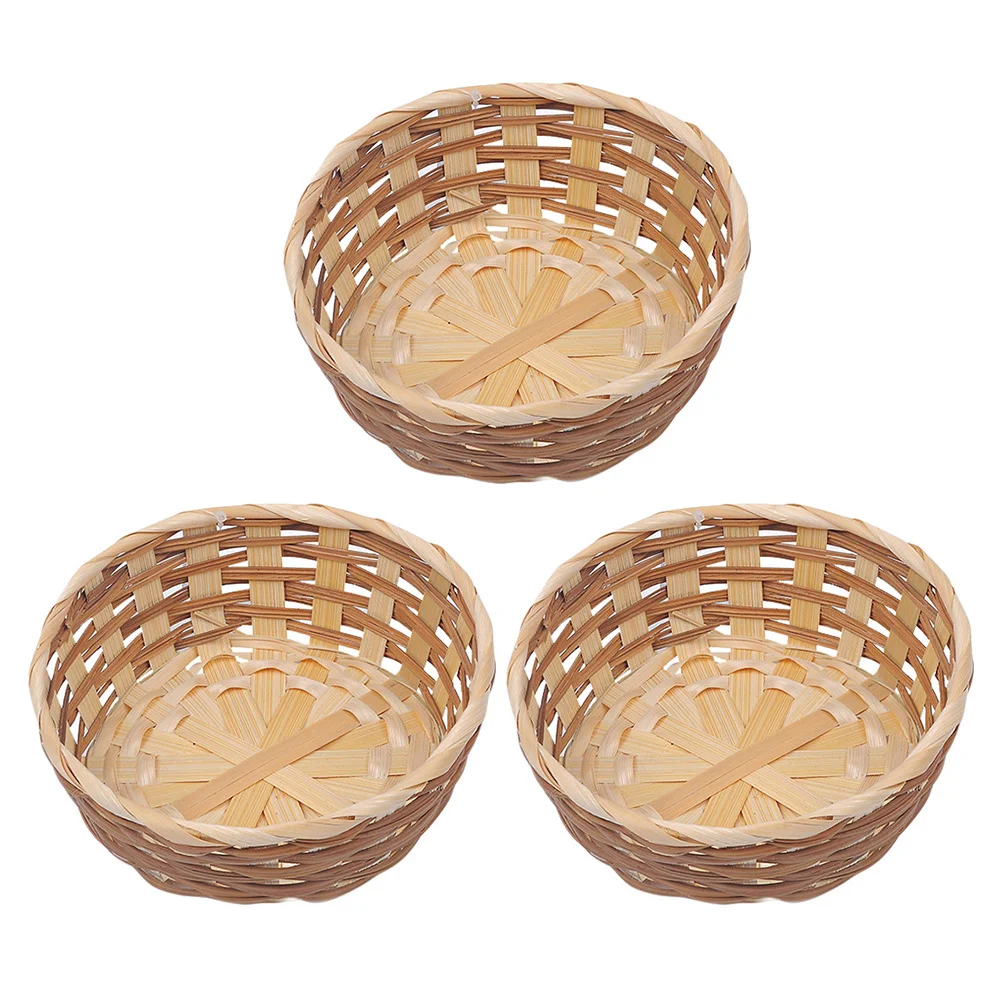 Basket Woven Storage Fruit Serving Baskets Container Bread Food Rattan Wicker Tray Bamboo Round Snack Bowl Vegetable Decorative
Basket Woven Storage Fruit Serving Baskets Container Bread Food Rattan Wicker Tray Bamboo Round Snack Bowl Vegetable Decorative