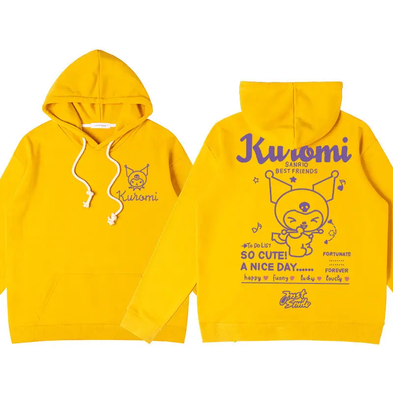 Kawaii Sanrio Children's Hoodie Kuromi Cinnamonroll Mymelody Top Autumn and Winter Sweet and Lovely Clothes
Kawaii Sanrio Children's Hoodie Kuromi Cinnamonroll Mymelody Top Autumn and Winter Sweet and Lovely Clothes