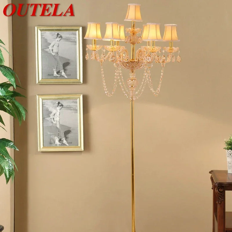 OUTELA European Red Style Crystal Floor Lamp Luxurious Hotel Ballroom Wedding Candle Decoration Lamp Living Room Bedroom Villa
OUTELA European Red Style Crystal Floor Lamp Luxurious Hotel Ballroom Wedding Candle Decoration Lamp Living Room Bedroom Villa