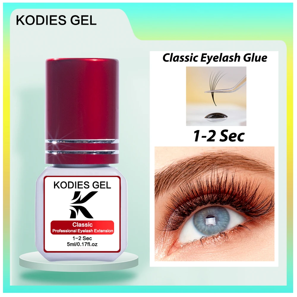 KODIES GEL Eyelash Glue Extension Supplies 5ML Classic Lash Lift Grafting Flex Glue Long Lasting Adhesive Hold Waterproof Glue
KODIES GEL Eyelash Glue Extension Supplies 5ML Classic Lash Lift Grafting Flex Glue Long Lasting Adhesive Hold Waterproof Glue