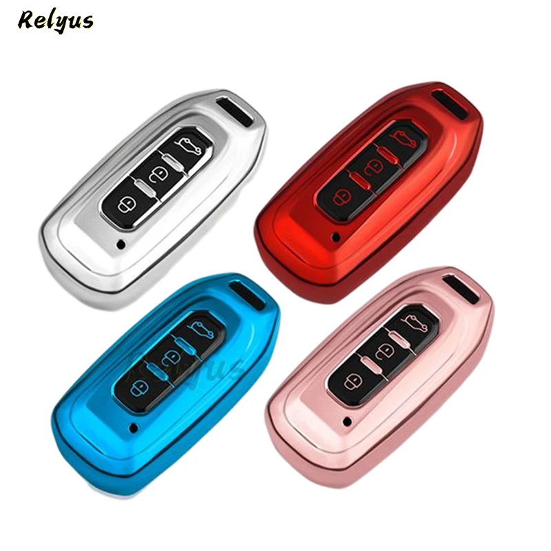 TPU Car Remote Key Case Cover Holder Fob for Ford Territory EV 2020 Smart 3 Buttons Protector Shell Keyless Auto Accessories
TPU Car Remote Key Case Cover Holder Fob for Ford Territory EV 2020 Smart 3 Buttons Protector Shell Keyless Auto Accessories