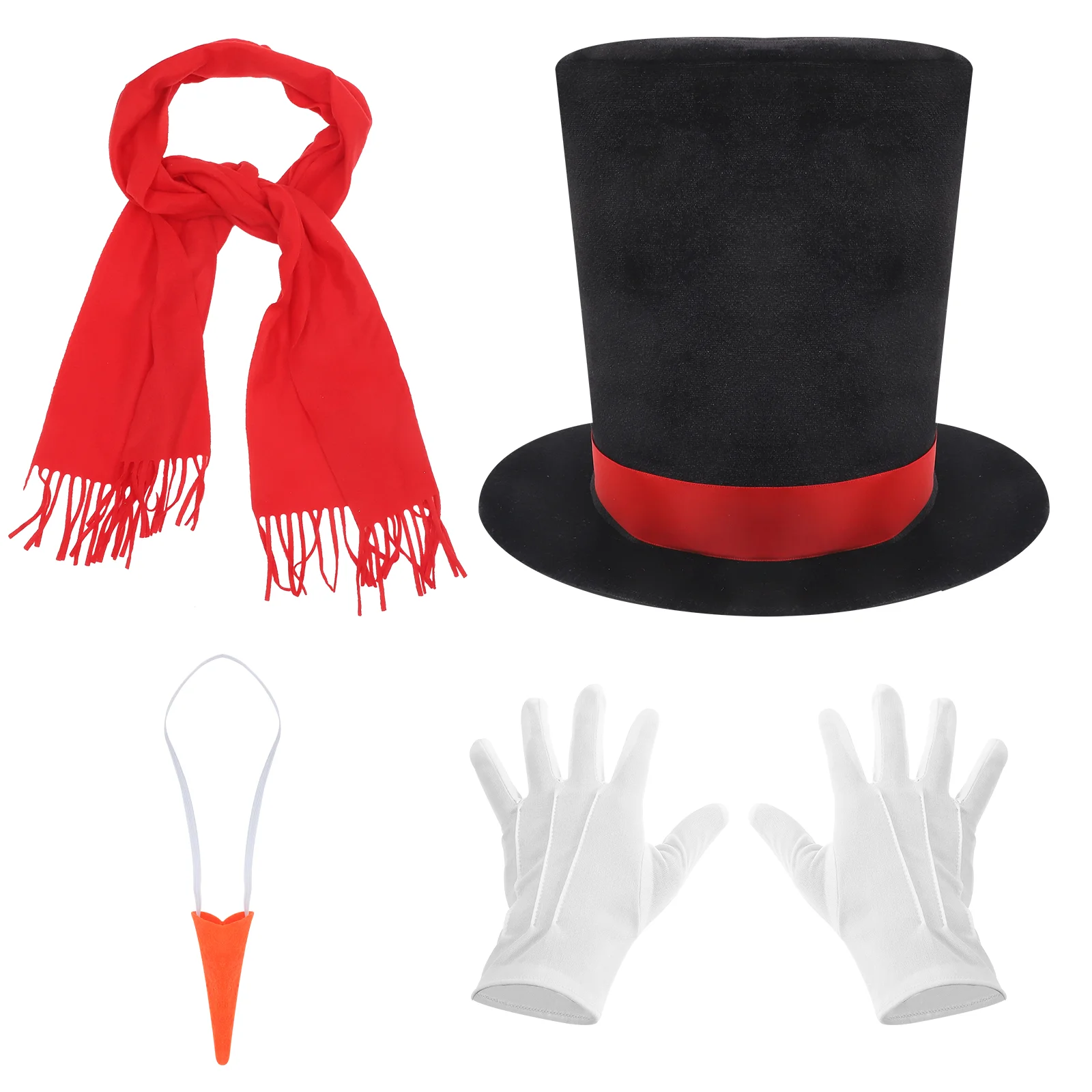 1 Set of Christmas Snowman Costume Kit Lovely Holiday Party Snowman Dressing Up Kit DIY Supply
1 Set of Christmas Snowman Costume Kit Lovely Holiday Party Snowman Dressing Up Kit DIY Supply