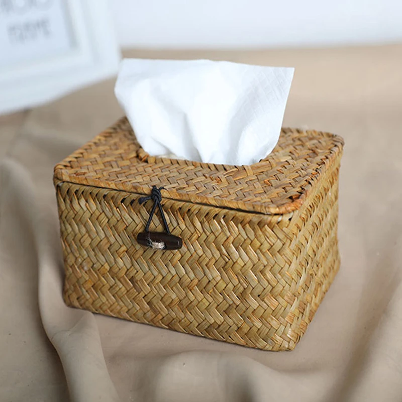 Handmade Straw Tissue Box Woven Paper Box Household Car Tissue Box Toilet Restaurant Paper Box
Handmade Straw Tissue Box Woven Paper Box Household Car Tissue Box Toilet Restaurant Paper Box