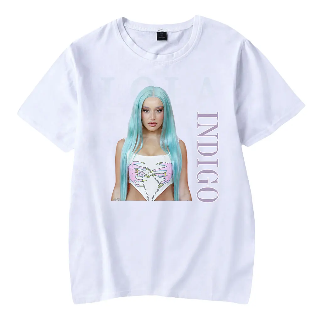 Lola Indigo T Shirt Casual O-neck Short Sleeve Unisex Tee Tops Summer Pullover Streetwear t-Shirt Clothes For Women's
Lola Indigo T Shirt Casual O-neck Short Sleeve Unisex Tee Tops Summer Pullover Streetwear t-Shirt Clothes For Women's