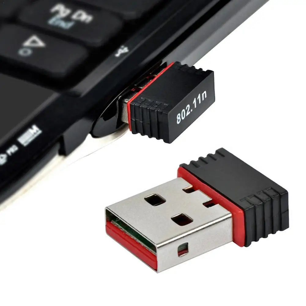 

150Mbps Mini USB Wireless Wifi Adapter Wi Fi Network LAN Card 802.11b/g/n RTL8188 Adaptor Network Card For PC Desktop Computer
