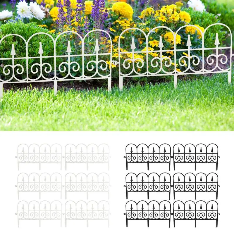 Decorative Garden Fence Potted Flower Outdoor Rustproof Landscape Border Folding Bed Fencing Barrier Portable Animal Barrier 
Decorative Garden Fence Potted Flower Outdoor Rustproof Landscape Border Folding Bed Fencing Barrier Portable Animal Barrier